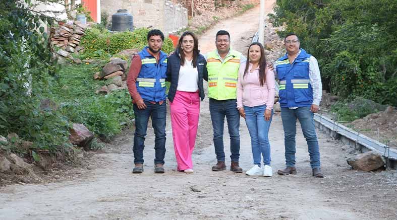 Obra de urbanización en Huimilpan 4 Obra de urbanización