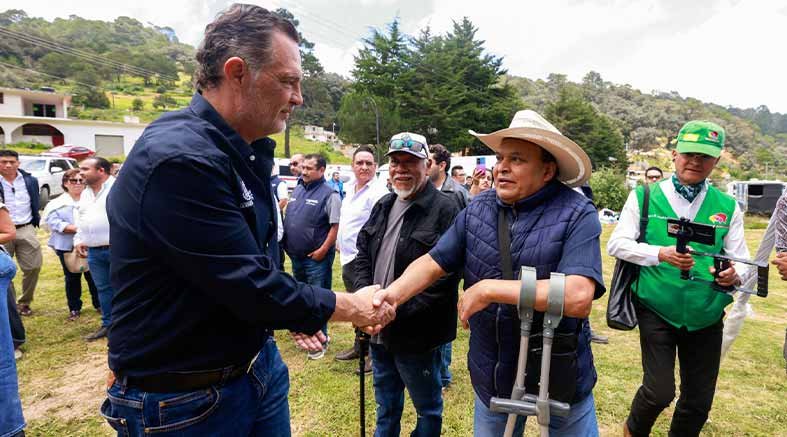 Entregó Kuri sistema de agua potable Taxhido-Deconí 2 Taxhido