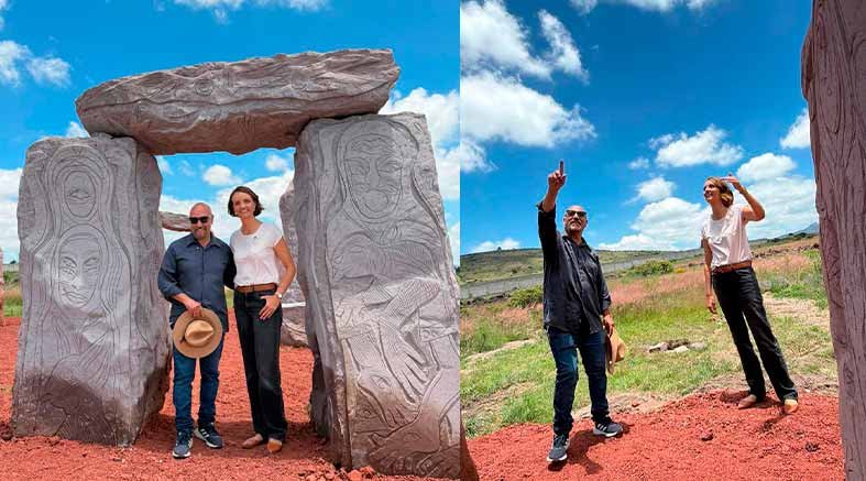 Expone Rubén Maya obra escultórica a pie de carretera 2 escultórica