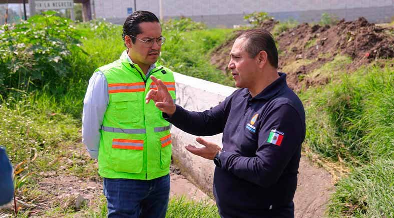 Supervisión de obras pluviales en Corregidora 2 obras pluviales