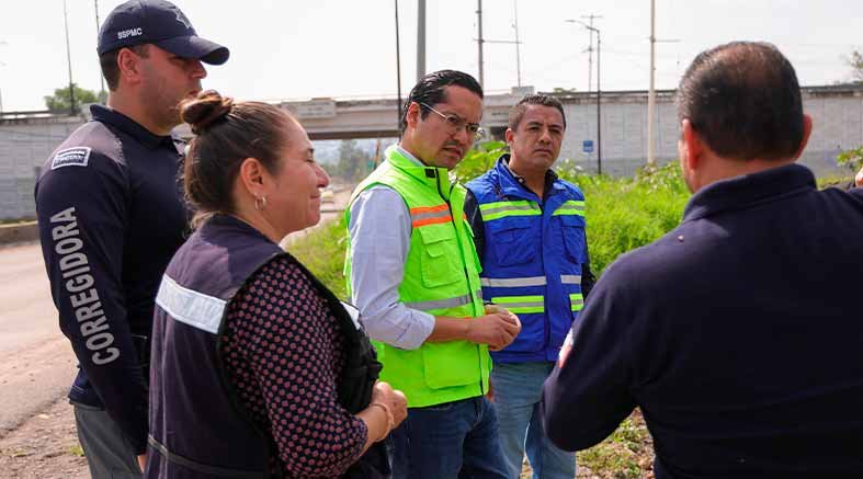Supervisión de obras pluviales en Corregidora 4 obras pluviales