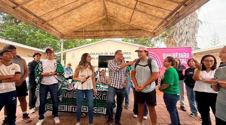 Secretaría de Turismo Municipal promueve el turismo local entre estudiantes del COBAQ 2 turismo local