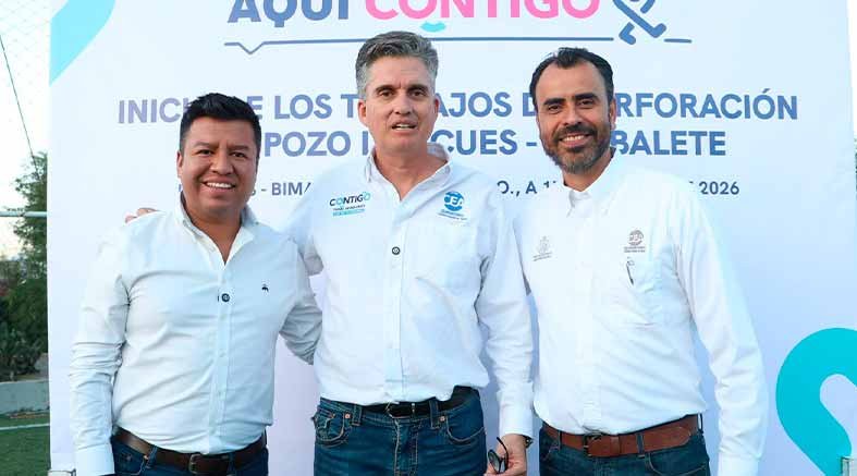 Inician perforación de pozo de agua potable en Los Cues 2 Los Cues