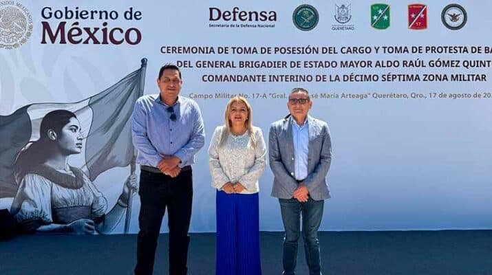 Lupita Ramírez acompaña toma de protesta en la 17/a Zona Militar 1 Zona Militar