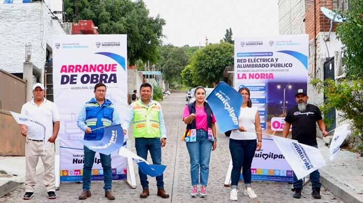 Arranca obra de electrificación y alumbrado en La Noria 1 electrificación