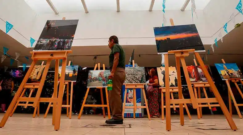 Lleva Municipio de Querétaro exposición itinerante de fotografía a mercados 4 fotografía a