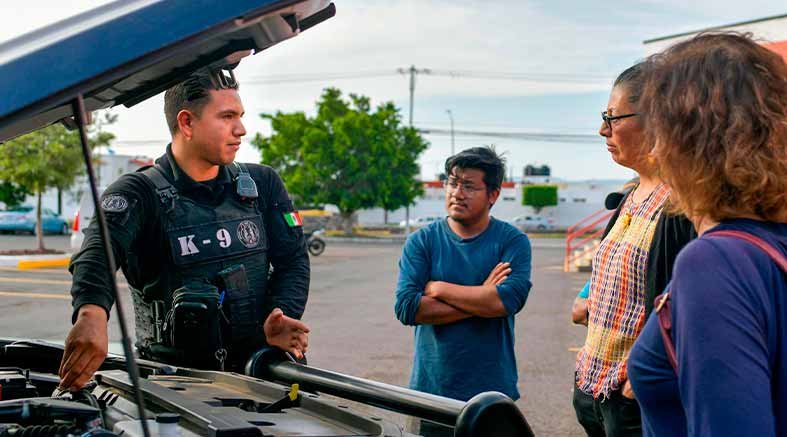 Policías de Corregidora brindan taller de mecánica básica 2 mecánica básica