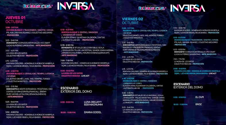 Municipio de Querétaro presenta INVERSA Festival Querétaro Experimental 2026 2 INVERSA Festival