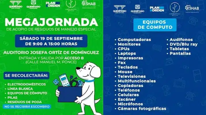 Mega Jornada de recolección de residuos en el Auditorio Josefa 1 Mega Jornada