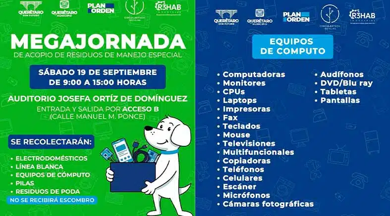 Mega Jornada de recolección de residuos en el Auditorio Josefa 2 Mega Jornada