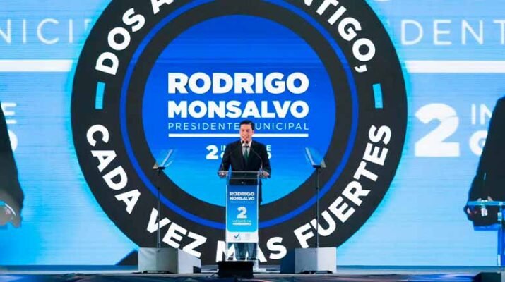 Rodrigo Monsalvo rinde 2do. Informe en El Marqués 1 rinde 2do