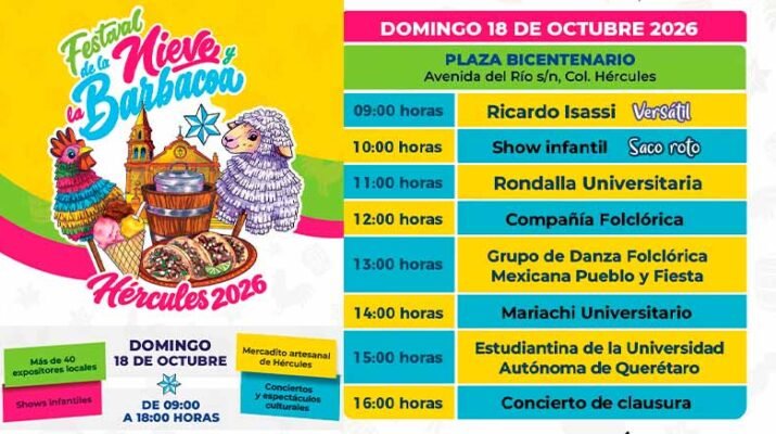 Municipio de Querétaro anuncia el Festival de la Nieve y la Barbacoa 2026 1 Barbacoa 2026