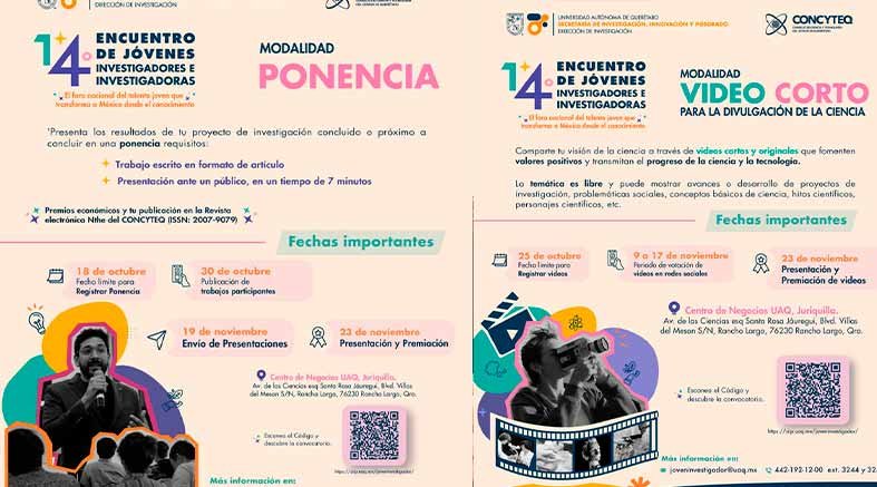 Convoca UAQ al 14º Encuentro de Jóvenes Investigadores 2 Convoca UAQ