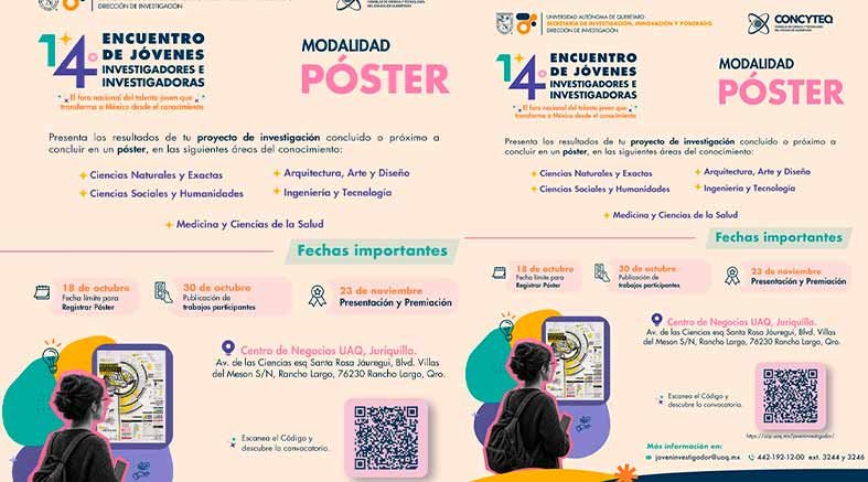Convoca UAQ al 14º Encuentro de Jóvenes Investigadores 4 Convoca UAQ