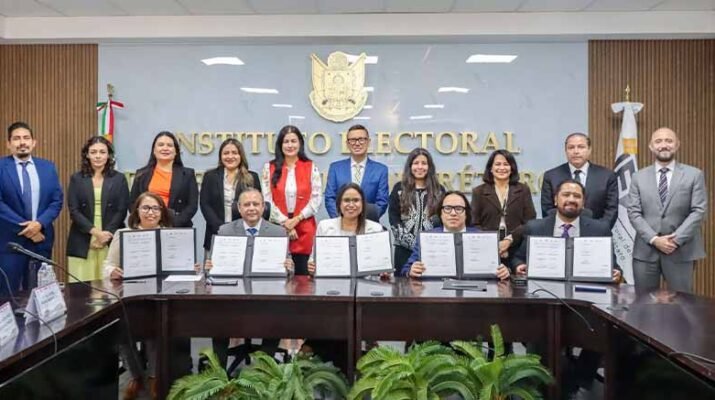 Firman autoridades Convenio de Colaboración en Materia Electoral 1 Firman autoridades