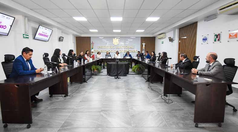 Firman autoridades Convenio de Colaboración en Materia Electoral 2 Firman autoridades